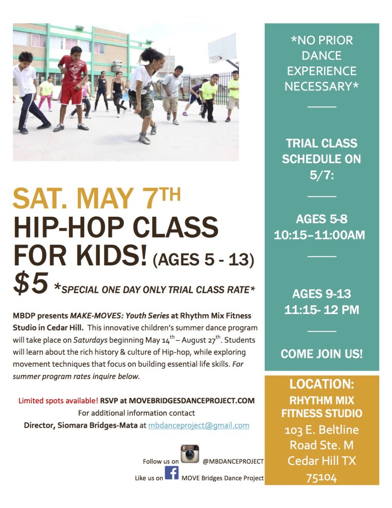 How can I RSVP for May 7th Hip Hop Trial class?